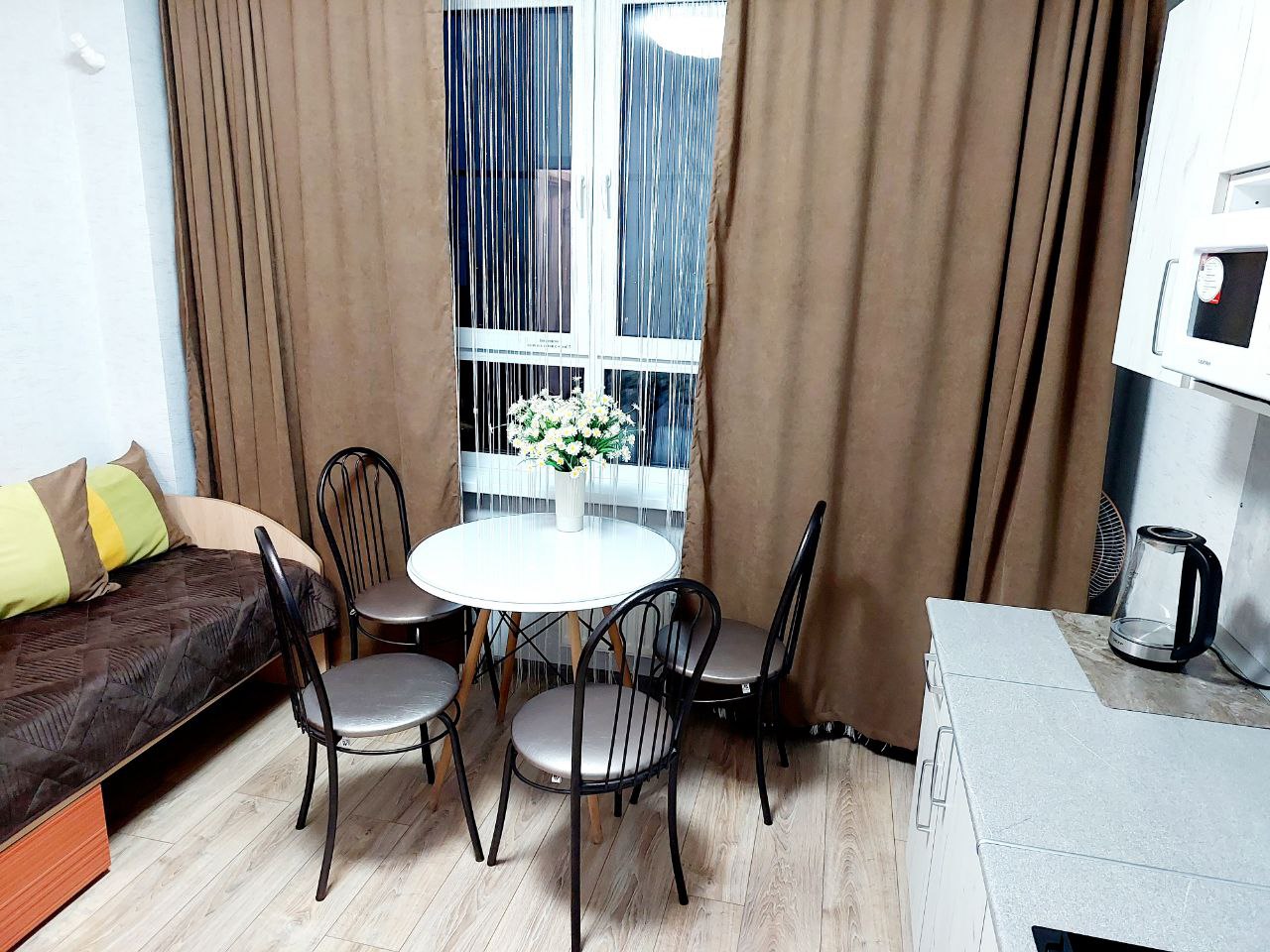 Видовая квартира с кондиционером в Советском районе, мкр. Шилово