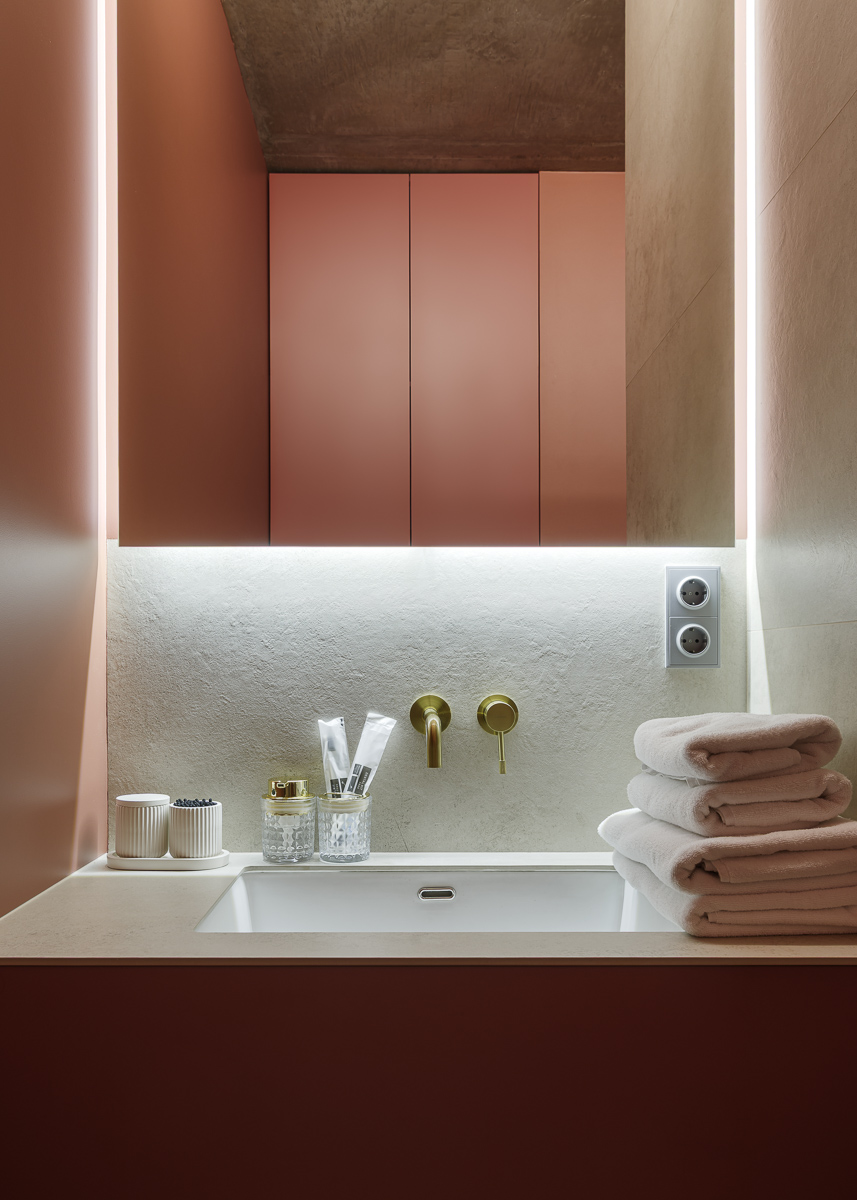 VEROM Студия с красивым интерьером и видом с 19го этажа