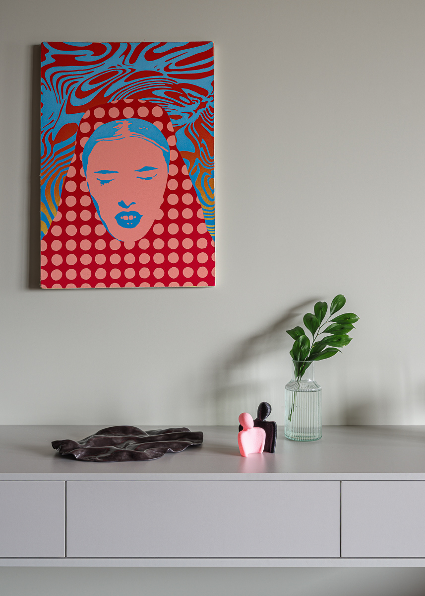 VEROM Студия с красивым интерьером и видом с 19го этажа