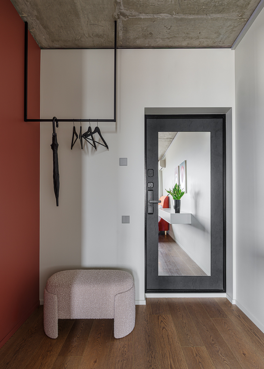 VEROM Студия с красивым интерьером и видом с 19го этажа